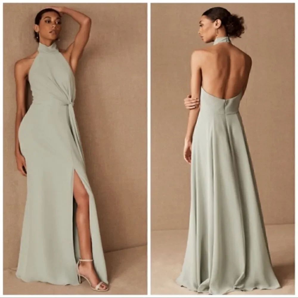 BHLDN - Jenny Yoo Elliya Bridesmaids Dress color Morning Mist